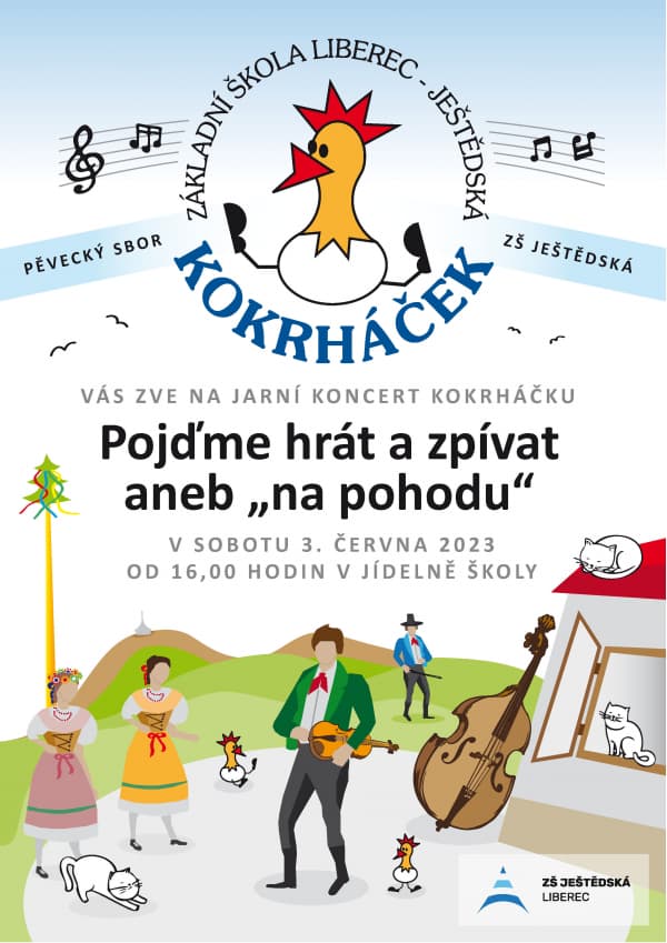 Plakát koncert Kokrháček 2023